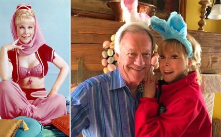 ‘I Dream of Jeannie’ star Barbara Eden turns heads at 94 in new photo with husband