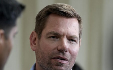 Report: Eric Swalwell Recorded Sexual Assault Denial at Mansion of Donor Engaged to 'Honeytrapper'