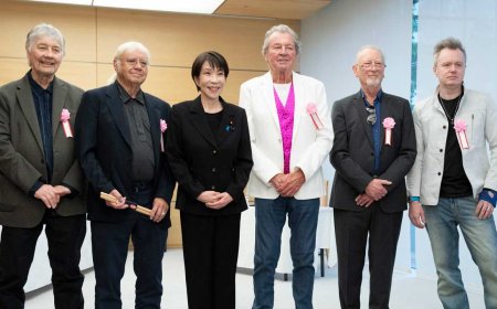 "You are my god!" Watch Japanese Prime Minister Sanae Takaichi praise Ian Paice as she meets her Deep Purple heroes