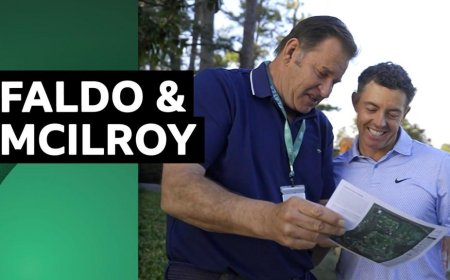McIlroy reads 'really cool' Faldo message