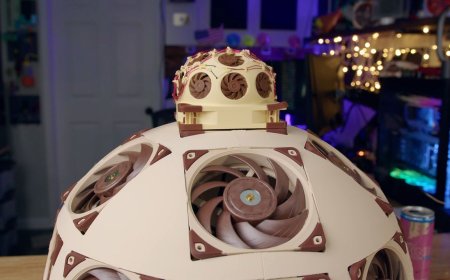 "It started as a meme, but I think I might actually leave this on my PC": Enthusiast builds a "Superdome" PC cooler out of Noctua fans, and it works way better than anyone expected