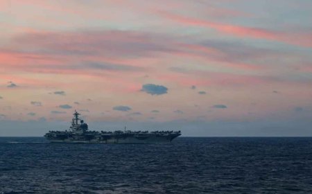 A nuclear-powered aircraft carrier named after George H. W. Bush returns from the Atlantic after completing key maneuvers, and the maneuver once again puts the spotlight on a decisive phase before deployment
