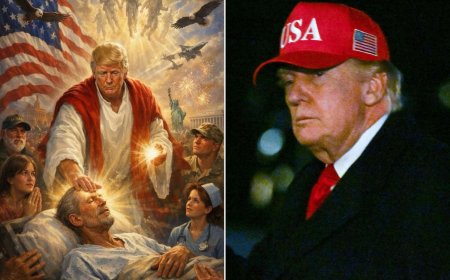 ‘This Is Blasphemy’: Trump Deletes Image Depicting Himself as Jesus Christ After Intense MAGA Backlash
