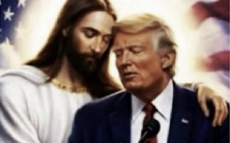 Trump Shares New Religious-Themed Image on Social Media, Comments on Reaction