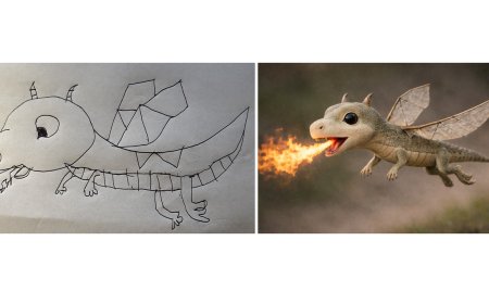 I used ChatGPT to envision my kid’s doodles as real animals, and they looked surprisingly lifelike