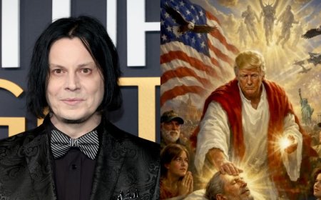 "He’s already got worst President in the history of America on lock, but I’m gonna go ahead and take the honour of pronouncing Trump Worst American of All Time." Jack White is distinctly unimpressed by Donald Trump's now-deleted AI Jesus post