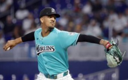 Eury Perez leads Marlins over Brewers with strong outing