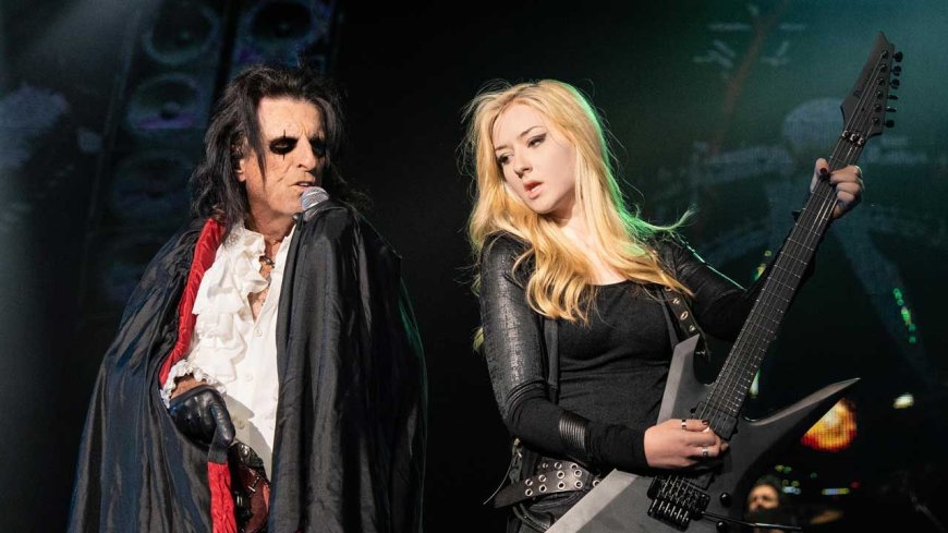 "When I started playing guitar at 14 I was watching Alice Cooper live shows on YouTube, dreaming of joining one day!" Alice Cooper announces new guitarist Anna Cara