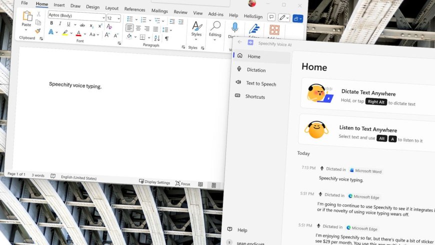 I’m skeptical of AI writing tools — but Speechify for Windows won me over. Here's why this new voice‑writing app is fast, simple, and weirdly addictive.