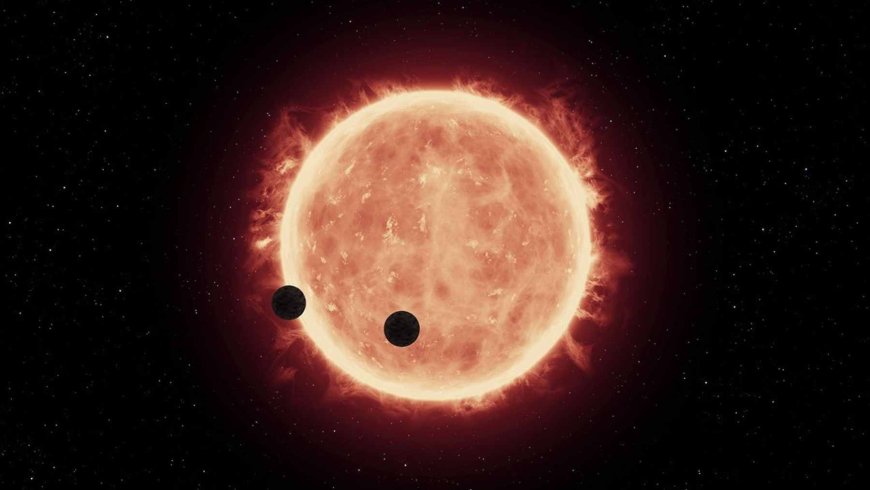 Astronomers are amazed to discover an “inverted” system with four planets orbiting a red dwarf called LHS 1903 that does not fit the textbook model