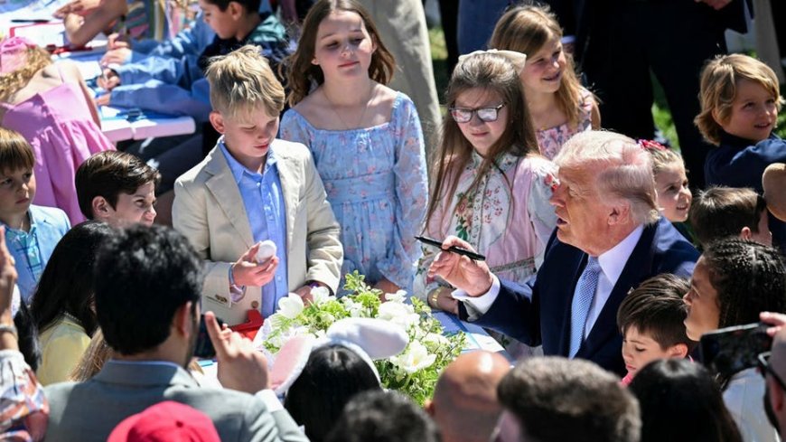 White House Egg Roll for Easter celebrates 'patriotic spirit,' America's farmers and the USA