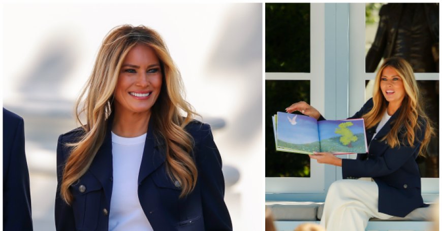 Fashion Notes: Melania Trump Hosts Annual Easter Egg Roll in Nautical Ralph Lauren