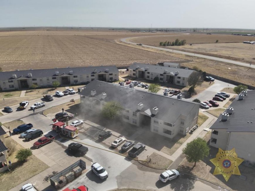 Fire damages apartment complex in northwest Oklahoma town