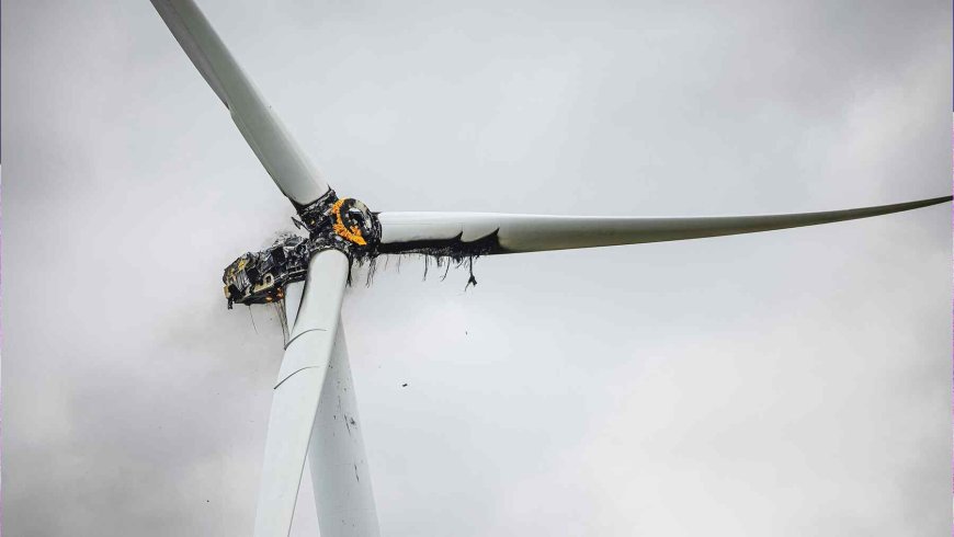 The United Kingdom is seeing record-breaking wind gusts and turning them into energy, but its wind power plants now risk bringing the country to a standstill