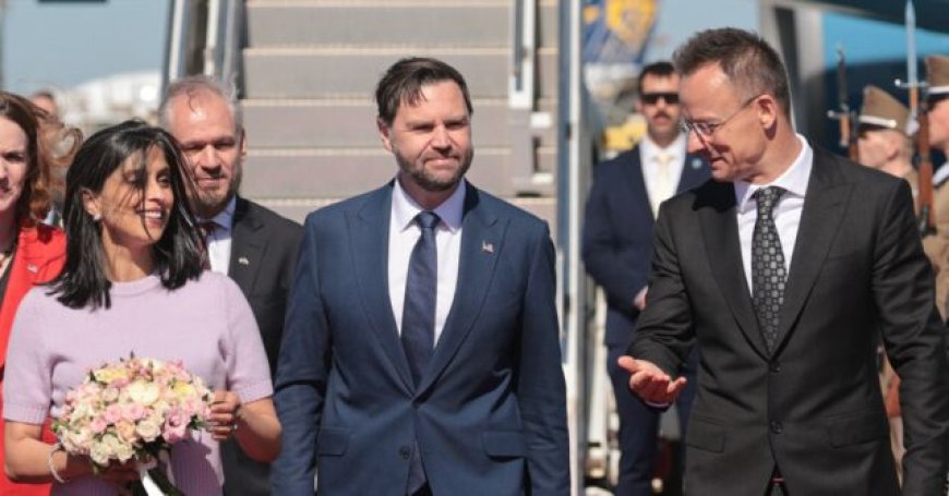 JD Vance Lands in Hungary to Back Orban's re-Election Push
