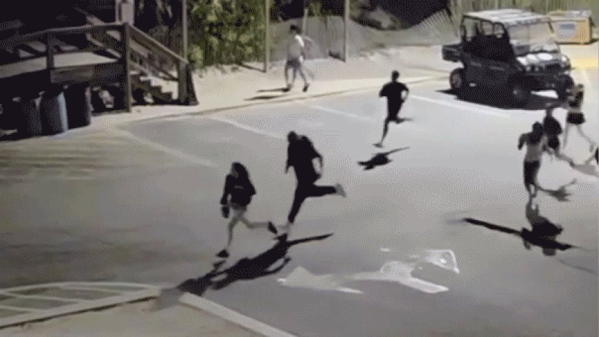 WATCH: Tybee Island teen takeover erupts in panic after police say gunfire broke out along the pier