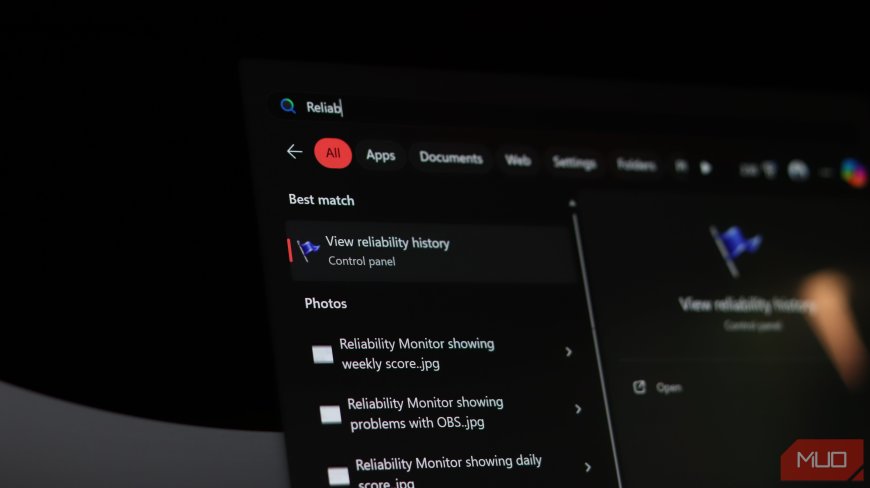 I found Windows' built-in crash history tool — it goes back years and I had no idea it existed