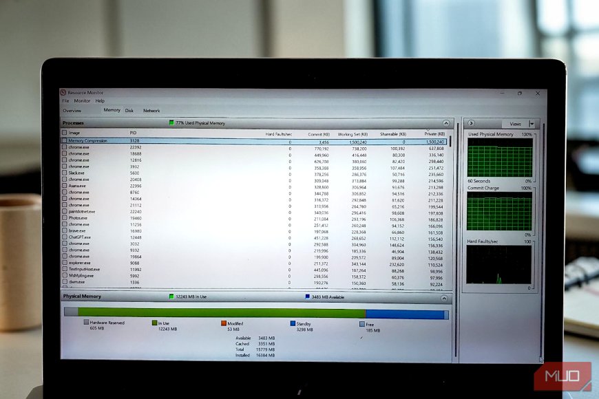 I used Resource Monitor instead of Task Manager and finally understood what was eating my RAM