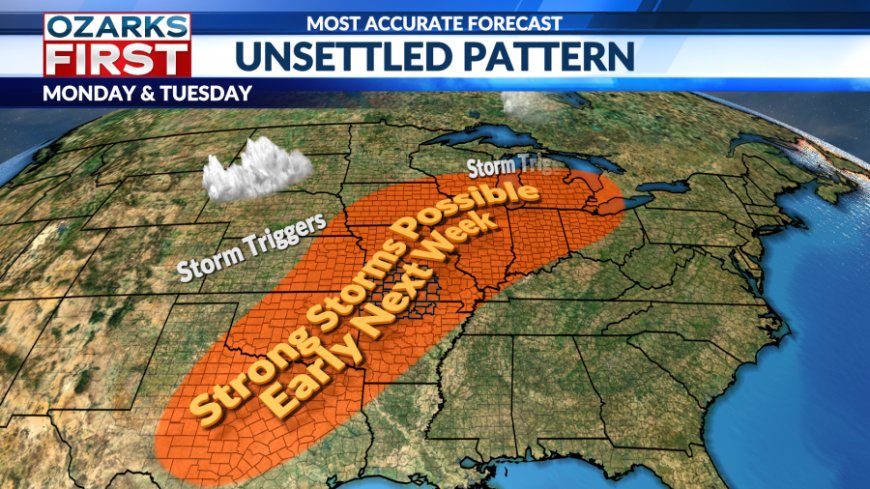 Warm and breezy day before rain enters the forecast