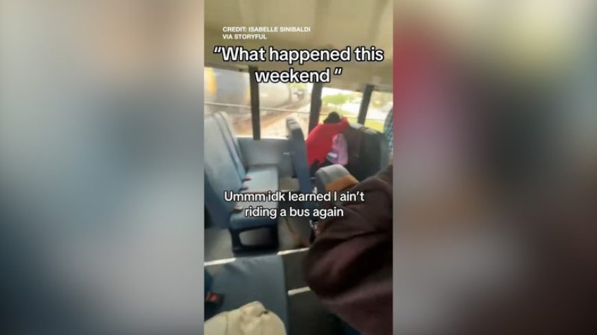VIDEO: Children scream after Florida school bus clipped by train