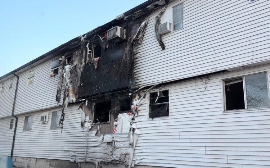 Flames tear through central Springfield apartment complex, leaving residents displaced and homes uncertain