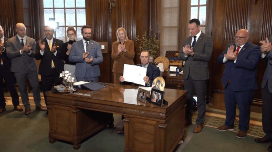 Missouri Governor Mike Kehoe signs three bills into law