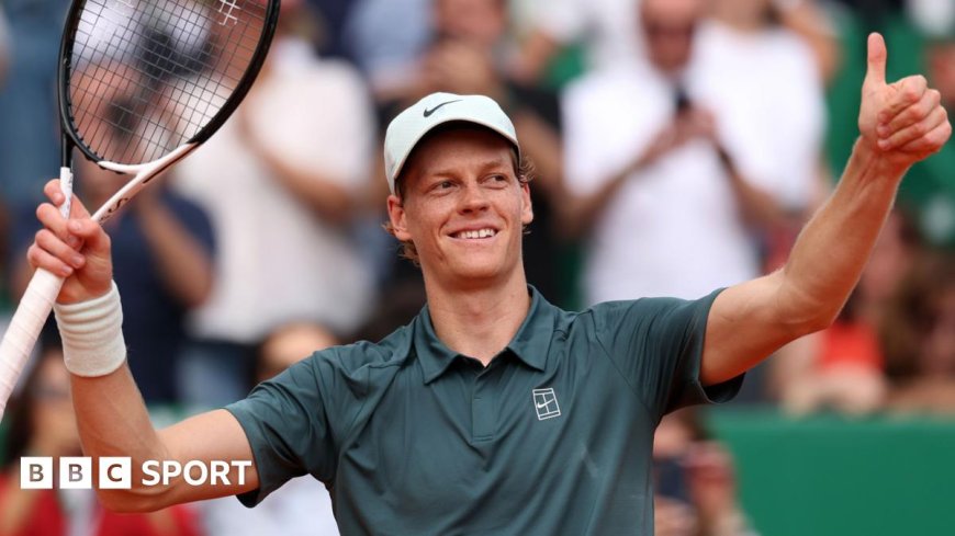 Sinner sets up Zverev semi-final at Monte Carlo