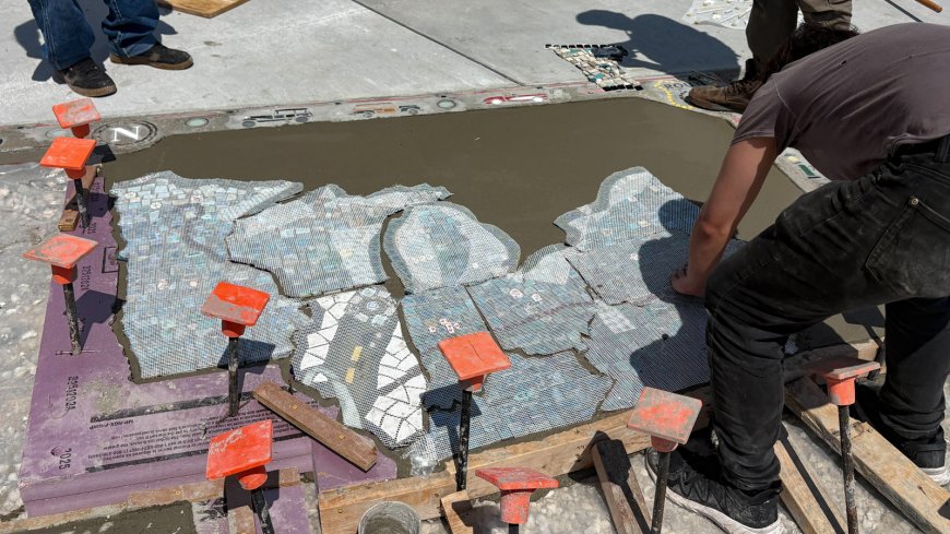 Route 66 Birthplace Plaza in Springfield takes shape with art and history