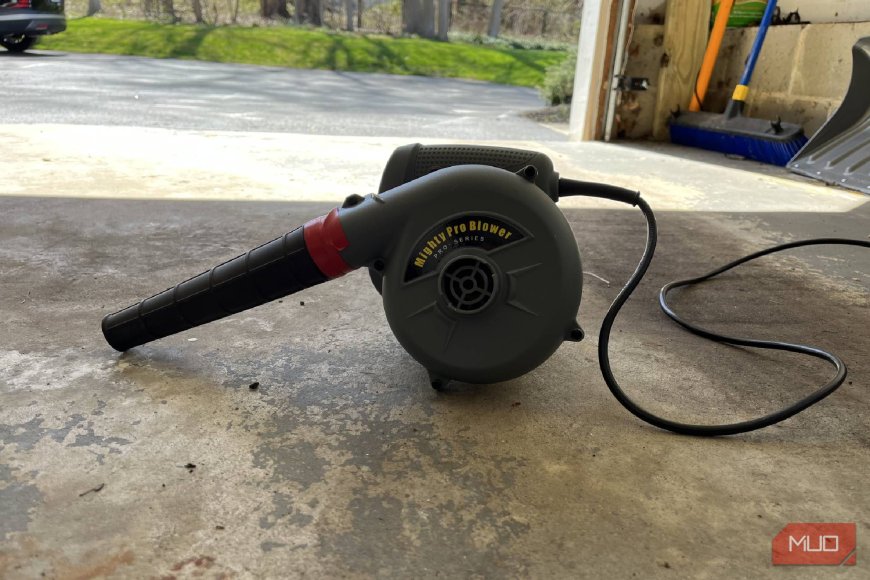 The fastest way to clean a garage isn't a broom - it's this $30 tool
