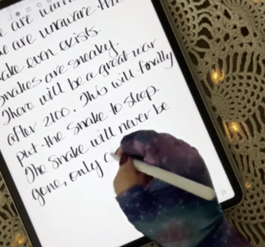 AUTO WRITING: CHARLIE KIRK