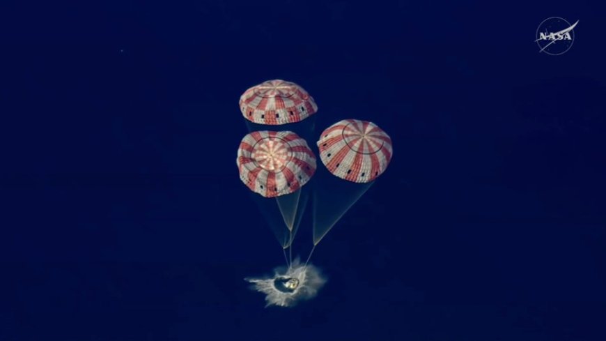 Artemis II splashes down, astronauts return to Earth