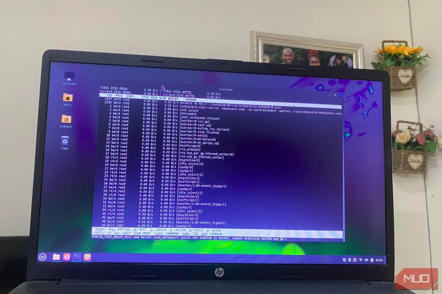 I found a Linux command that shows exactly which app is eating my disk I/O in real time