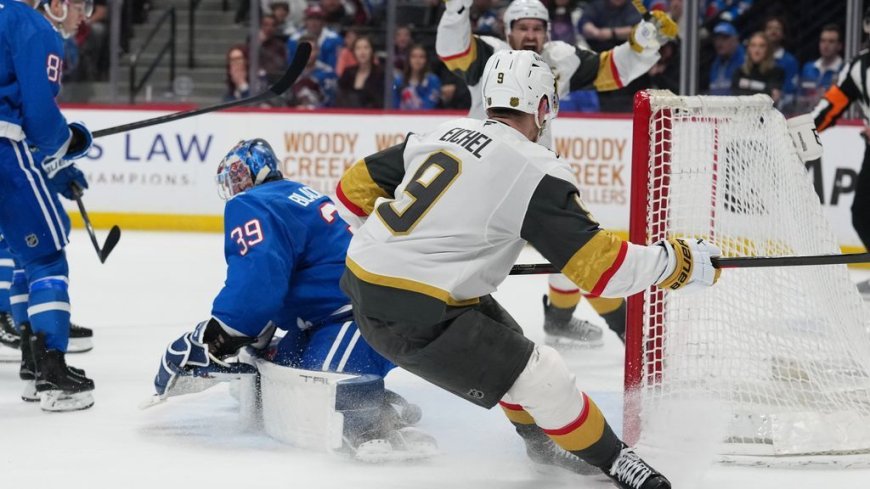 Eichel scores in OT, sends Knights to playoffs