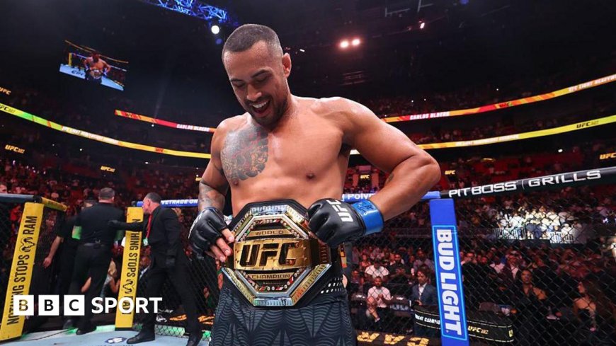 Ulberg stuns Prochazka despite knee injury as Trump watches