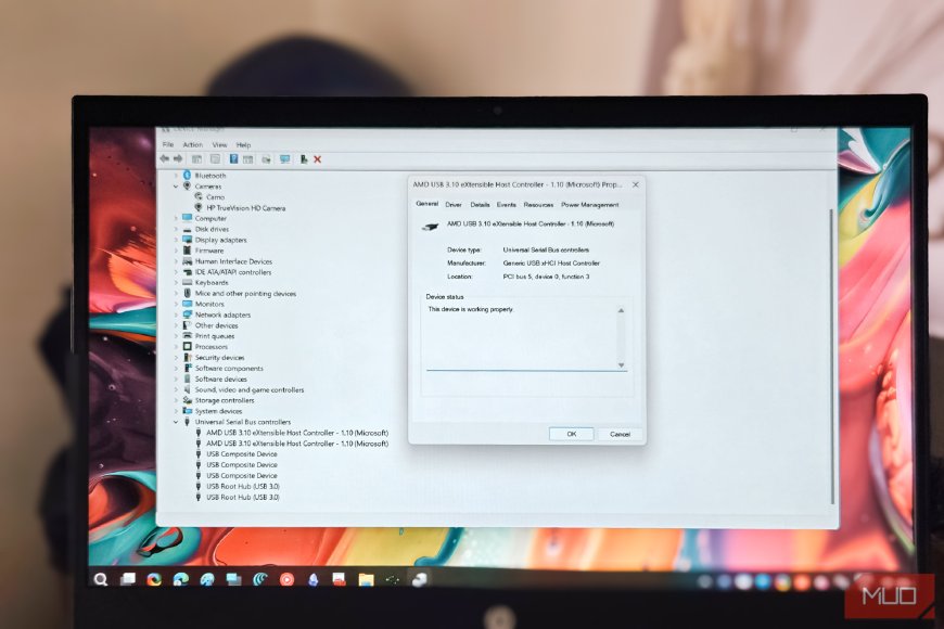 I had no idea what USB standard my laptop ports actually used until I found this in Device Manager