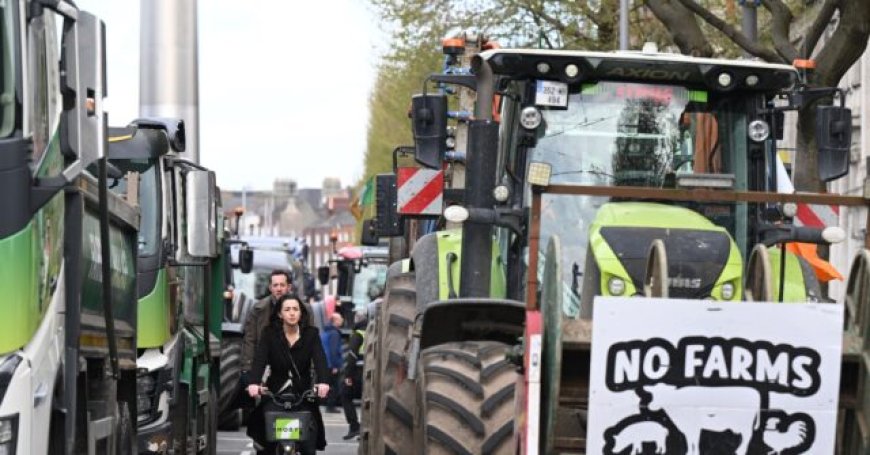 Left-Wing Irish Government Faces No Confidence Vote Amid Farmer Protests Against Fuel Tax
