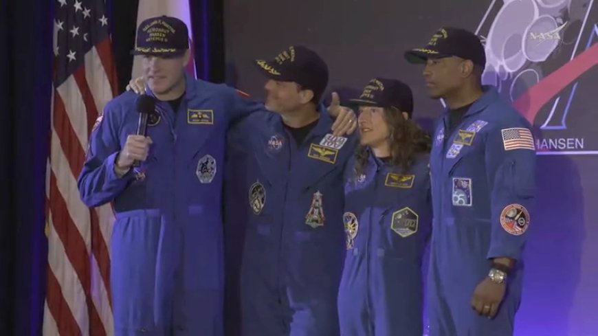 Artemis II crew return to Houston after historic moon voyage