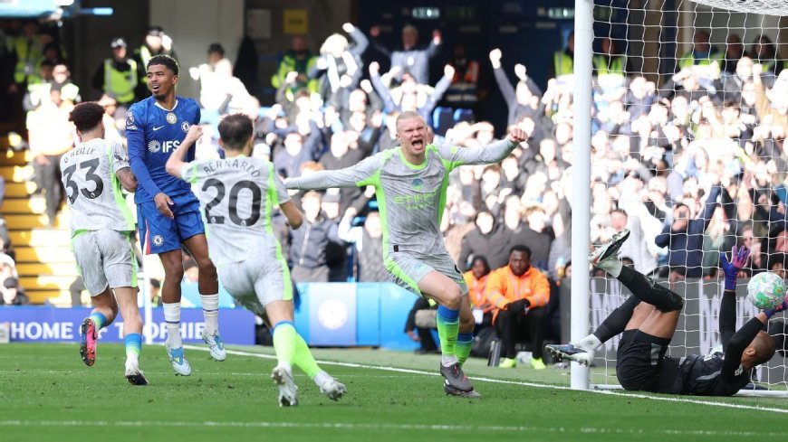 Ruthless Man City's win over Chelsea will have Arsenal sweating ahead of title decider