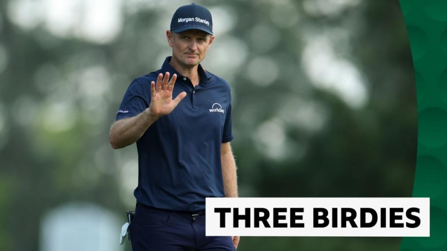 Trio of birdies send Rose to the top of the leaderboard