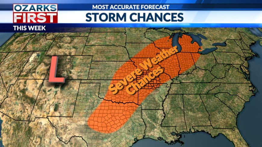 Brief break from rain as storm chances draw closer