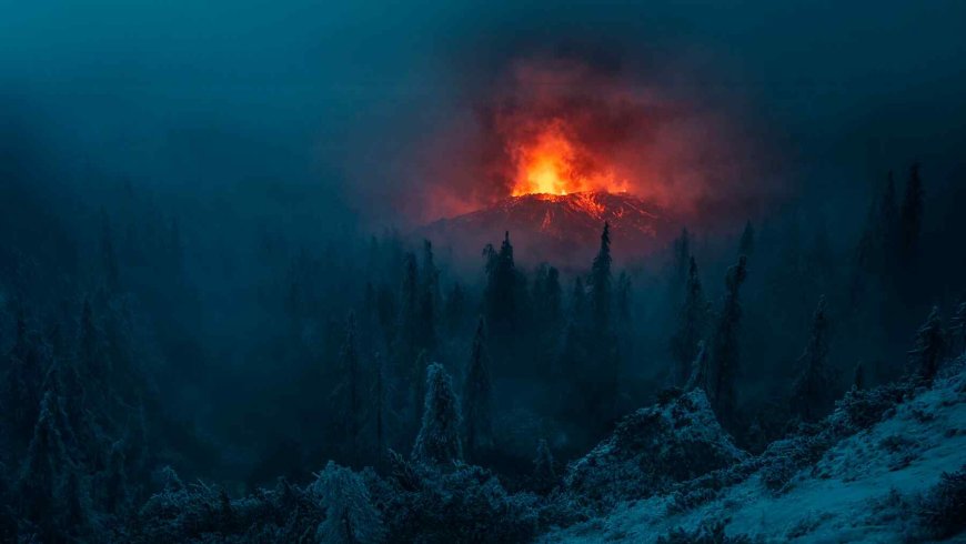 Scientists lowered a camera into an active volcano beneath the Pacific until they captured, for the first time, how the Earth releases its energy