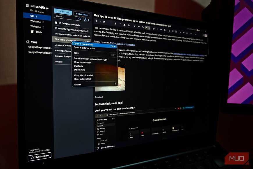 This is the free, offline, no-account Evernote replacement that most people have never tried