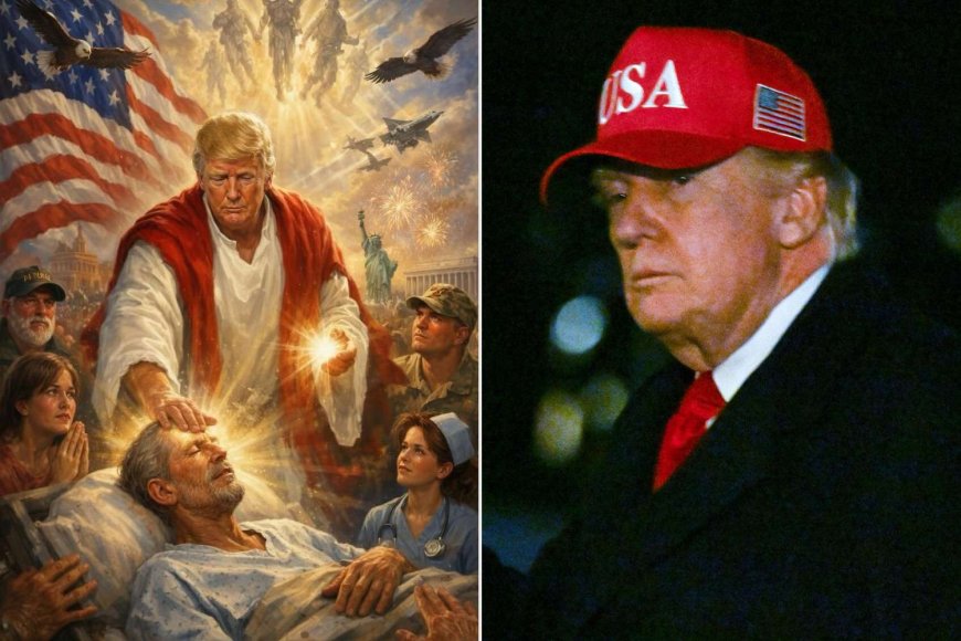 ‘This Is Blasphemy’: Trump Deletes Image Depicting Himself as Jesus Christ After Intense MAGA Backlash
