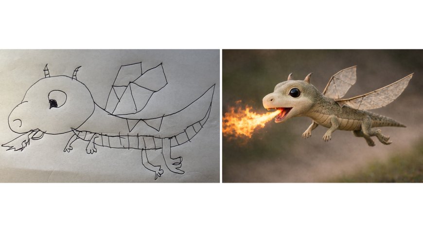I used ChatGPT to envision my kid’s doodles as real animals, and they looked surprisingly lifelike