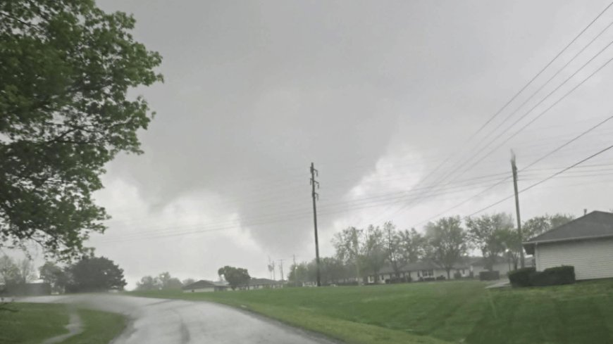 No injuries reported, schools buildings damaged by suspected tornado in Clinton