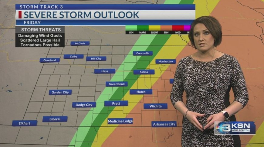 Storm Track 3 Forecast: High fire danger Thursday, Friday's severe storm risk