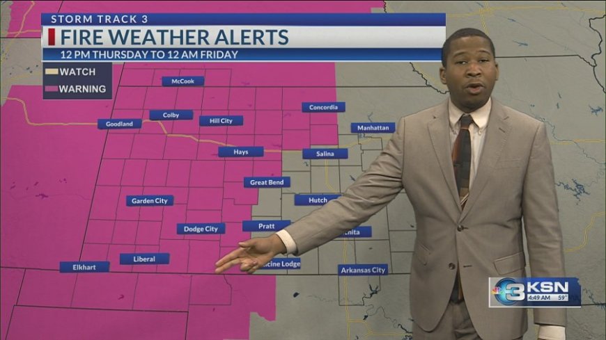 Fire weather warnings Thursday, Friday severe risk