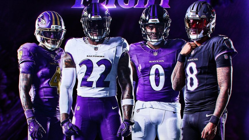 Out with the old, in with the new: Ravens unveil new uniforms