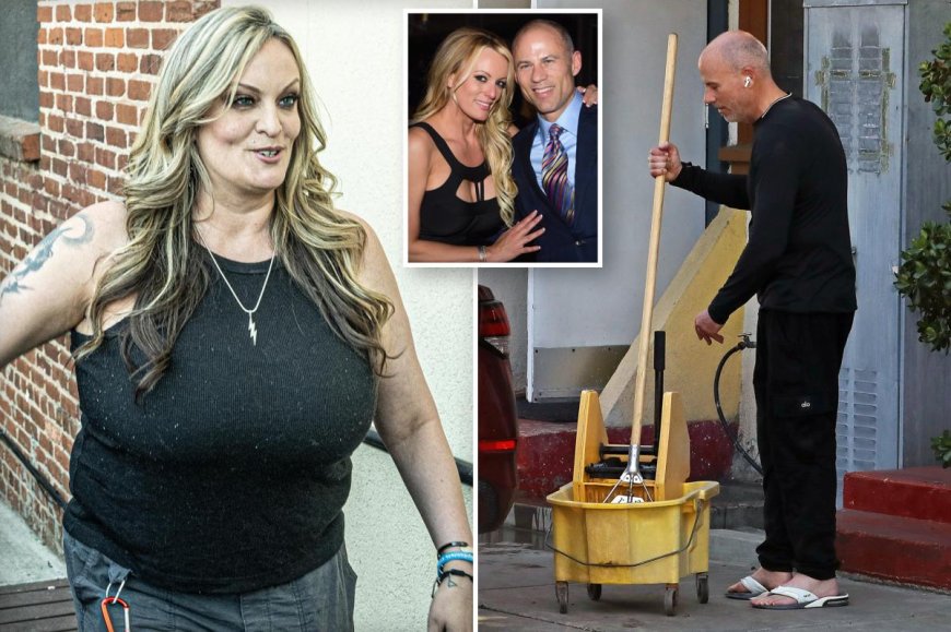 Stormy Daniels looks dramatically different in new photos— as disgraced ex-attorney Michael Avenatti moves to halfway house…