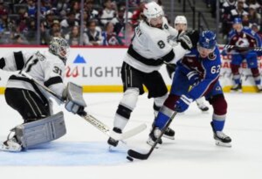 Top-seeded Avalanche stave off Kings in Game 1
